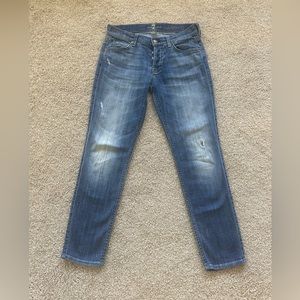 7 FOR ALL MANKIND Josephine Skinny Boyfriend - 25, Blue